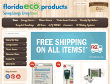 Tablet Screenshot of floridaecoproducts.com